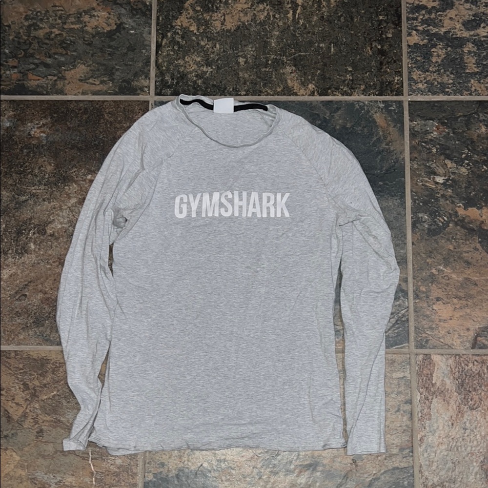 Gymshark Light Gray Long Sleeve Top